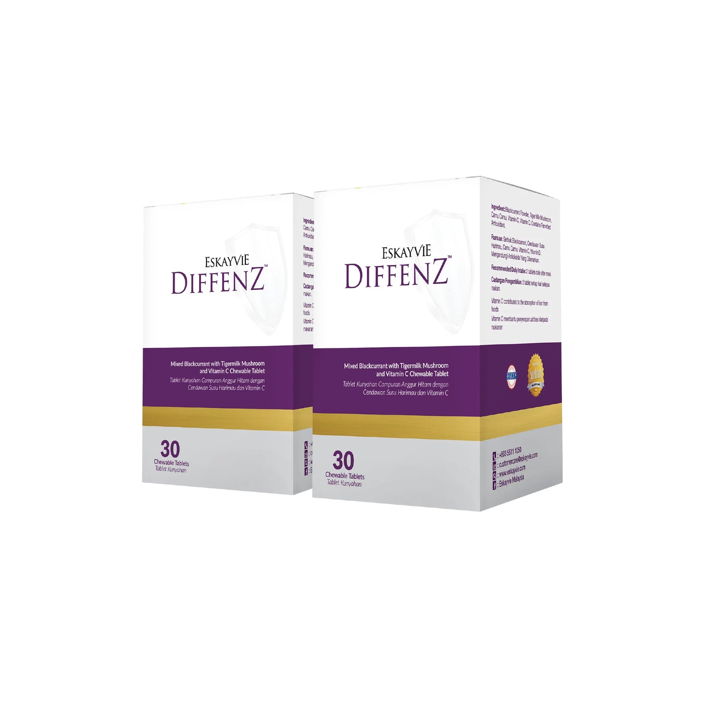 Diffenz™ Combo (2 botol = 60 biji) - for Singapore order