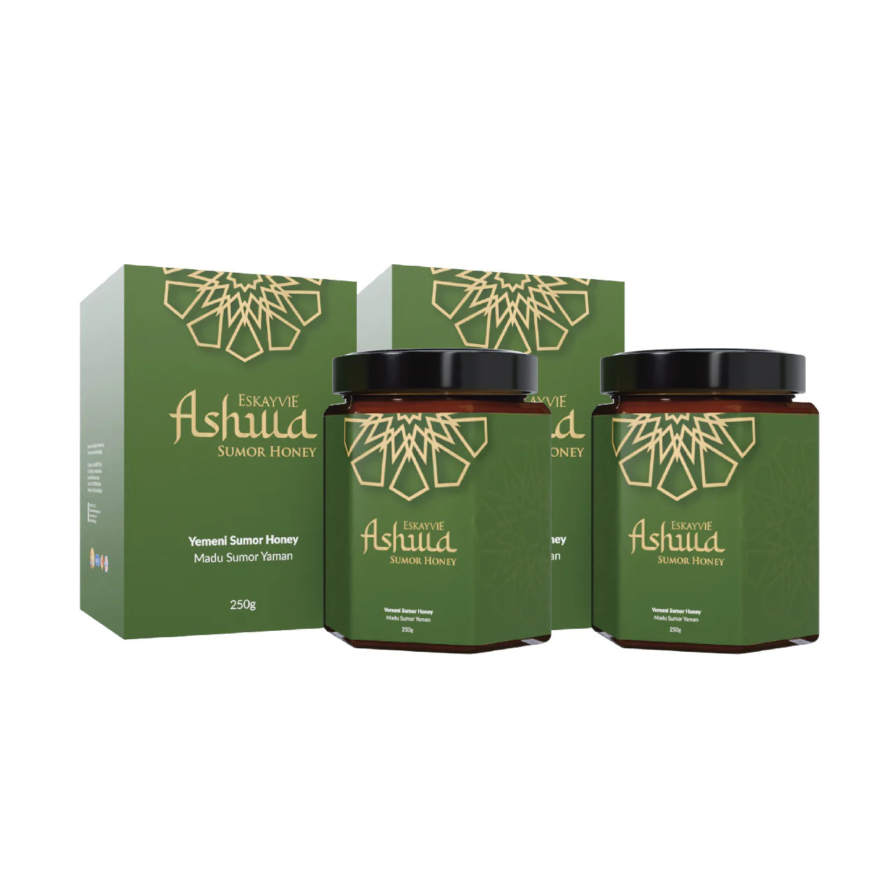 ASHWA Sumor Honey Combo (250gm x2)