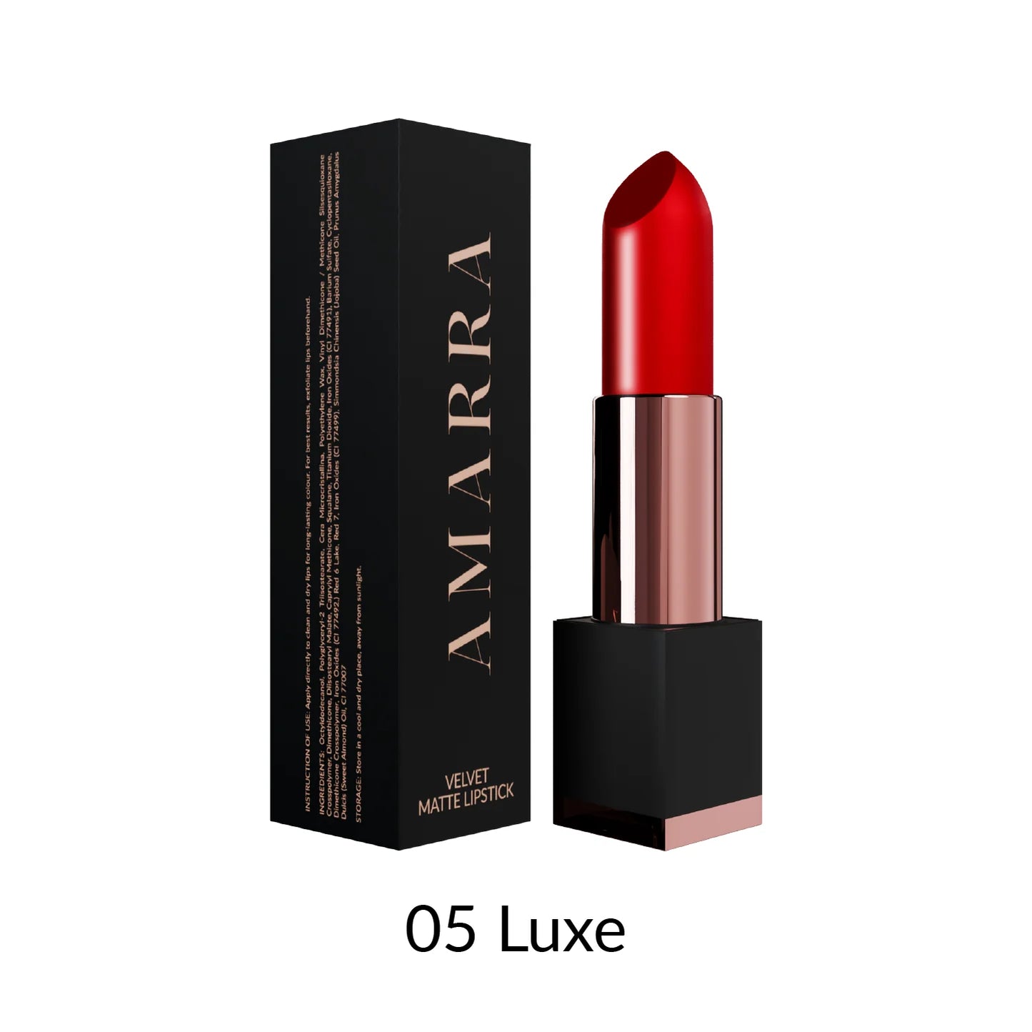 (lipstick) AMARRA Velvet Matte Lipstick (6 available colors)