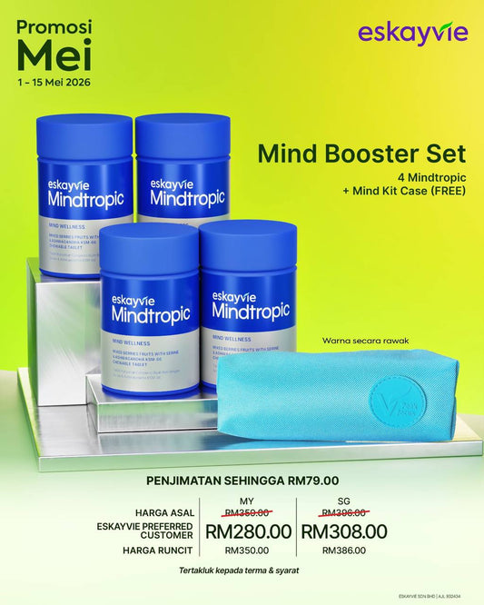 (Promo) Mind Booster Set ✅ 4x Mindtropic ✅ (FREE) 1 Mind Kit Case