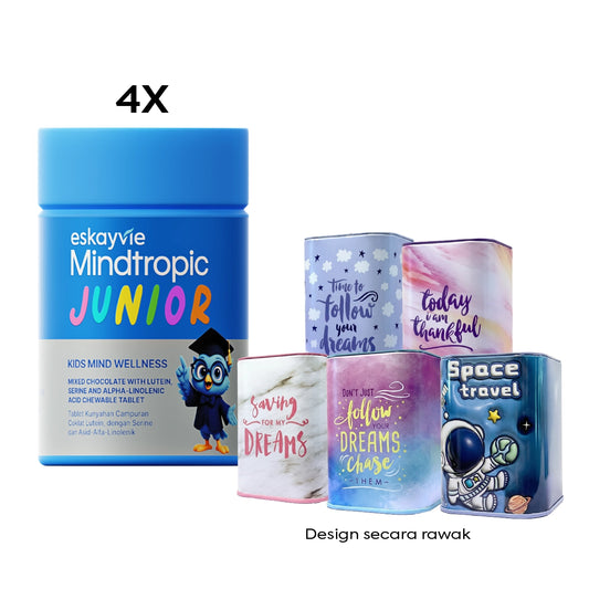 (Promo) Kids Mind Booster Set ✅4x Mindtropic Junior ✅ (FREE) 1 Kids Coin Box