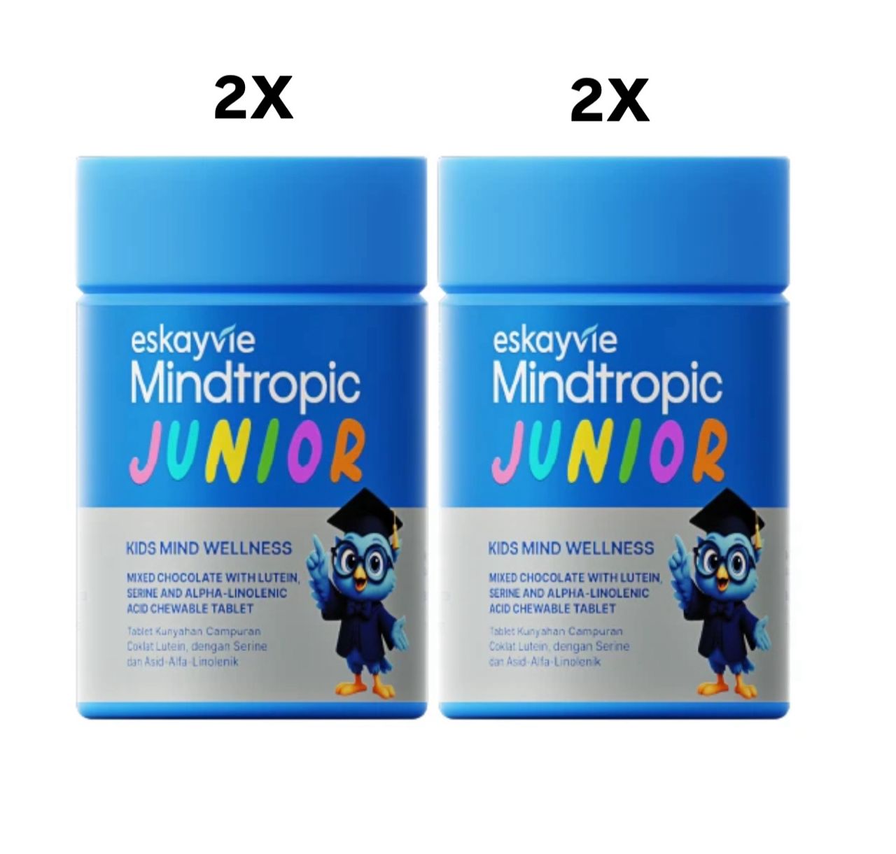 Set 4 Mindtropic Junior (0.5g x 60 pcs / botol) (4 botol = 240 pcs)