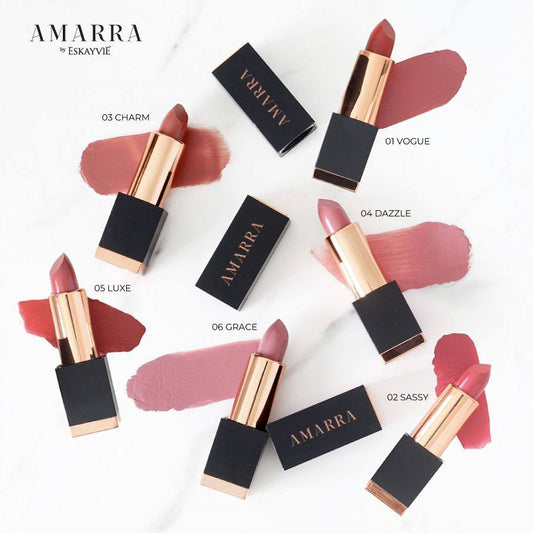 (lipstick) AMARRA Velvet Matte Lipstick (6 available colors)