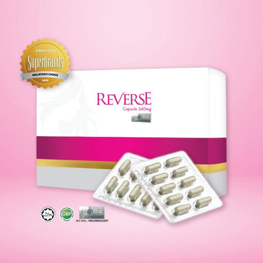 Reverse® Capsule 340mg Combo (2 kotak = 60 biji)
