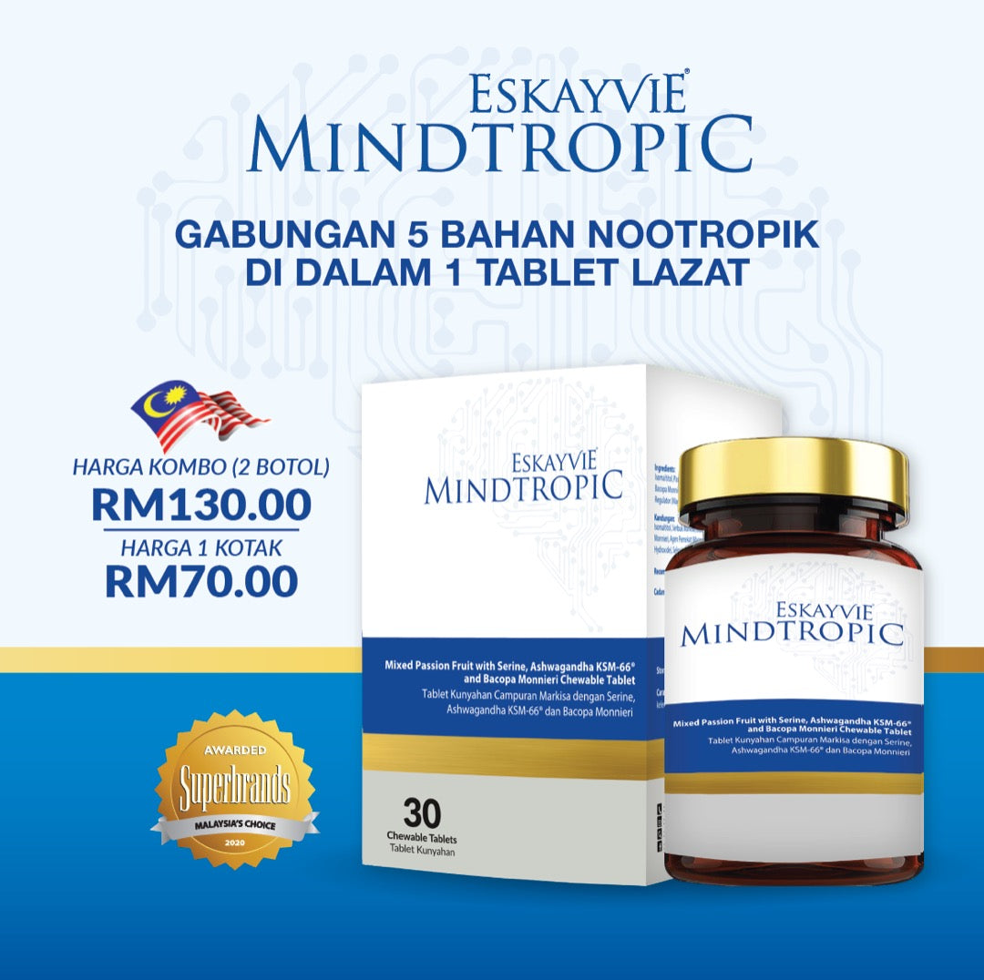 Mindtropic (1 botol = 30 biji)