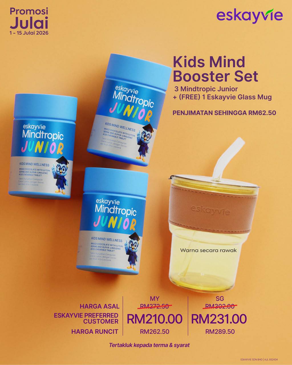 (Singapore order) PROMO JUL26 KIDS MIND BOOSTER SET