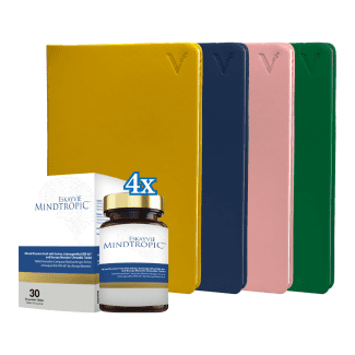 MIND FOCUS SET - ✅ 4x Mindtropic 🎁(FREE) 1x A5 Notebook