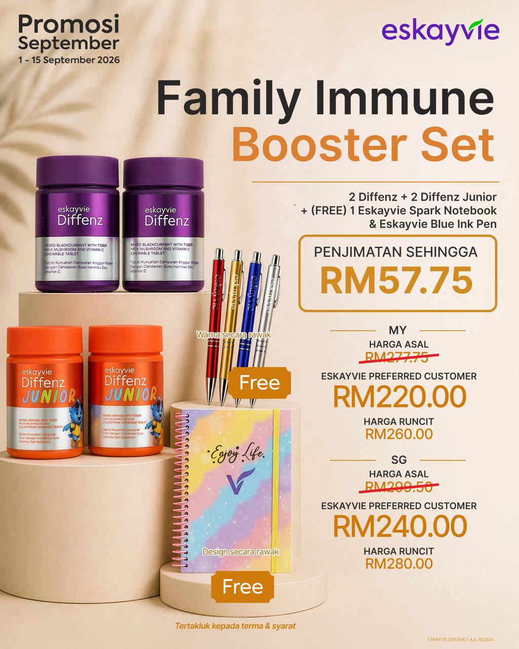 (Promo) Family Immune Booster Set