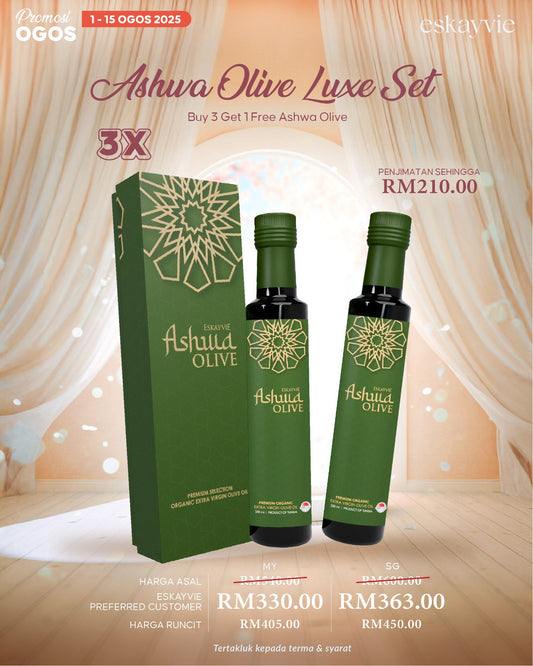 (PROMO Ogos) ASHWA Olive Luxe Set