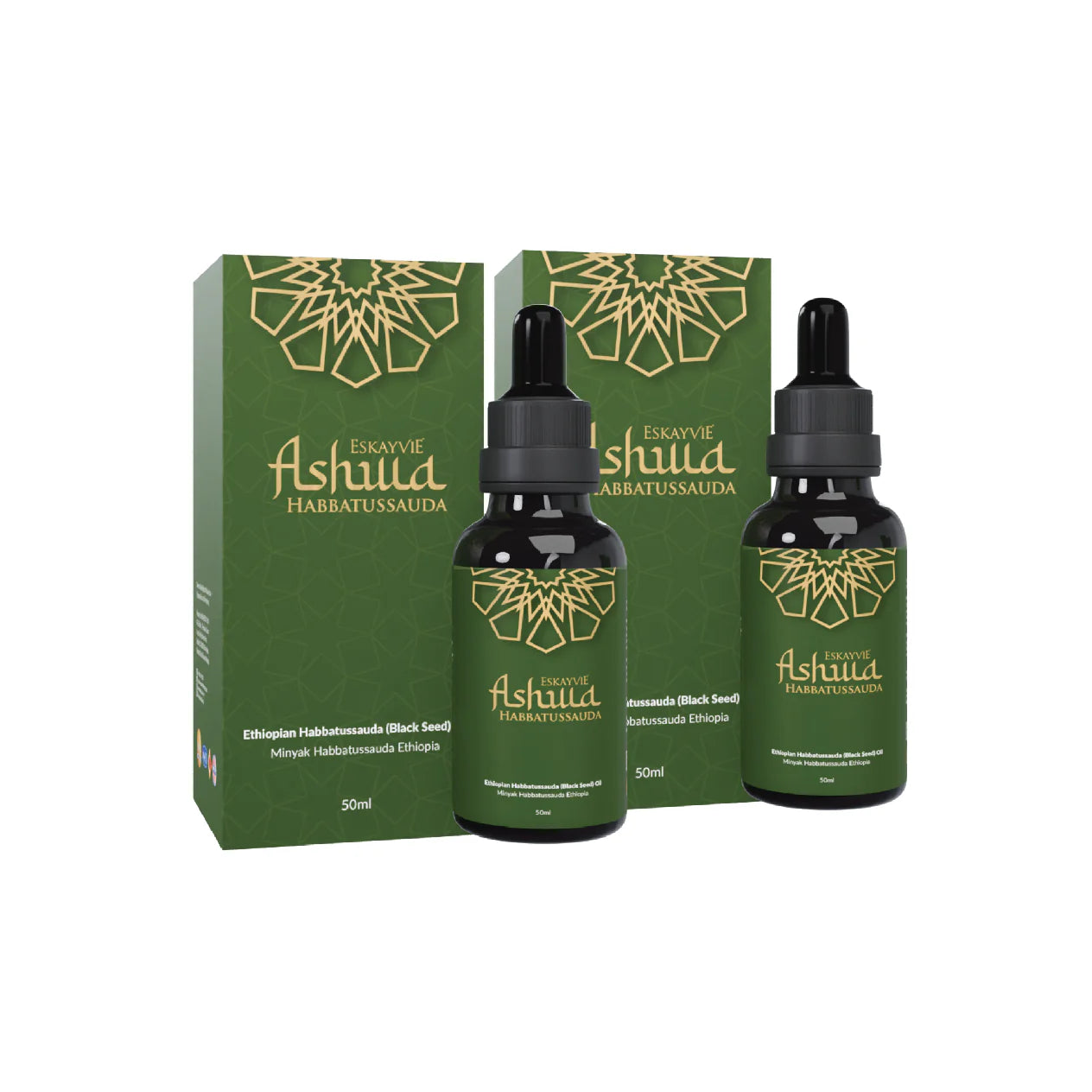 ASHWA Habbatussauda Combo (50ml x2)